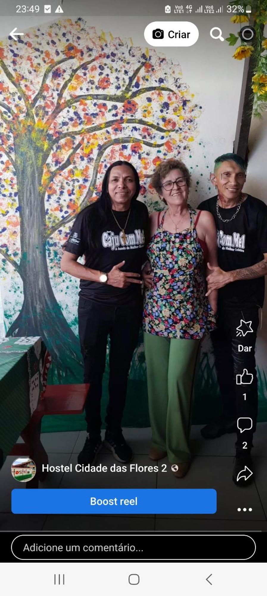 Hostel Cidade Das Flores 2 جوينفيل المظهر الخارجي الصورة